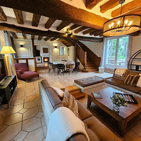 别墅 Familiale La Du Champ De L'eau Avec Sauna Jacuzzi Proche De Et Paris